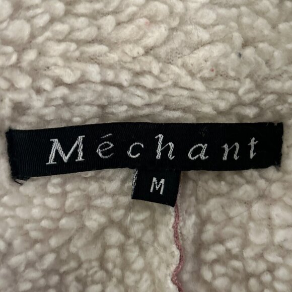 Mechant SZ M Pink Faux suede jacket Sherpa Western Boho Rodeo Southwestern Rare - Picture 8 of 9